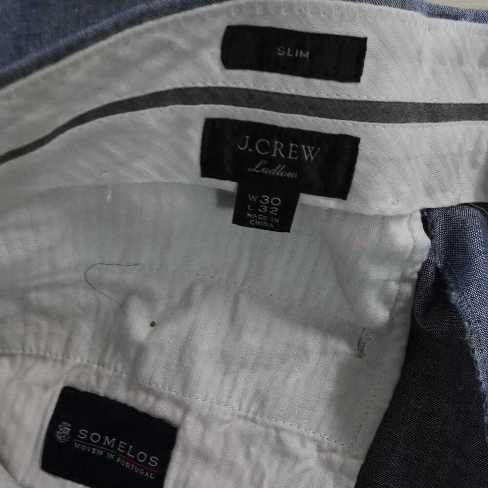 J. Crew pants closure